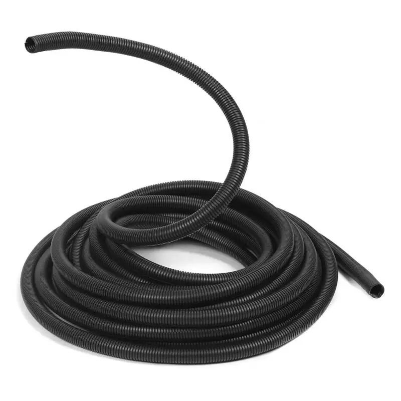 25 mm diamètre AISENPARTS Tuyau de conduit de fil de tuyauterie Tuyau de métier à tisser fenduTuyau de manchon de couverture denveloppe de harnais Tuyau détang flexible ondulé noir Tuyau 6 mm