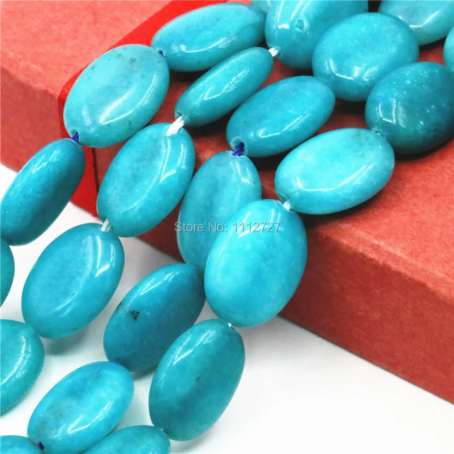 13x18mm Accessories Blue Chalcedony Semi Finished Stones Oval Loose Beads DIY Jewelry Making 15inch Christmas Gifts Women Girls
13x18mm Accessories Blue Chalcedony Semi Finished Stones Oval Loose Beads DIY Jewelry Making 15inch Christmas Gifts Women Girls