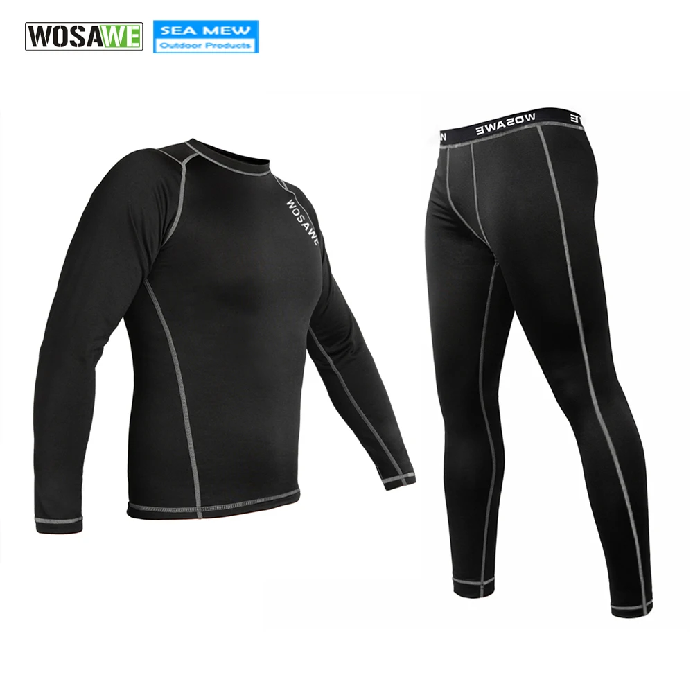 WOSAWE Fleece Warm Dry Fit Compression Tracksuit Fitness Tight Running Set T shirt Leggings Men's Sportswear Gym Sport Suit
WOSAWE Fleece Warm Dry Fit Compression Tracksuit Fitness Tight Running Set T shirt Leggings Men's Sportswear Gym Sport Suit