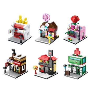 Mini City Street Series Building Blocks French fries shop Candy Shop Flower Shop Coffee Shop Burger Shop Hospital Gift For Kids
Mini City Street Series Building Blocks French fries shop Candy Shop Flower Shop Coffee Shop Burger Shop Hospital Gift For Kids