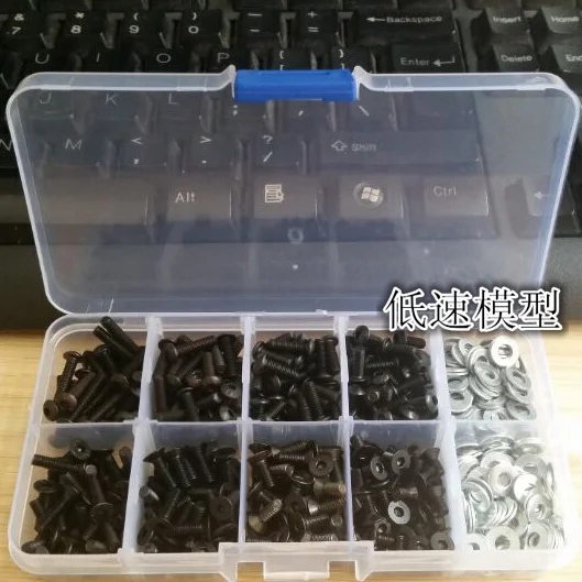 340pc or 170pc Hex Socket M3 screws high strength box HSP 94123 94111 94122 all applicable gasket Upgrade version
340pc or 170pc Hex Socket M3 screws high strength box HSP 94123 94111 94122 all applicable gasket Upgrade version