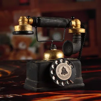 Pastoral Antique Telephone Ornament Cafe Shop Bar Window Display Decorative Props Old Things Vintage Desktop Rotate Dial Phone
Pastoral Antique Telephone Ornament Cafe Shop Bar Window Display Decorative Props Old Things Vintage Desktop Rotate Dial Phone