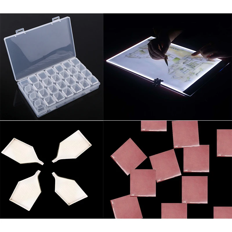 28 lots Diamond Embroidery Box,Diamond Painting Tools,Accessory A4 LED Light Tablet Pad Apply drill plate Display Storage Box
28 lots Diamond Embroidery Box,Diamond Painting Tools,Accessory A4 LED Light Tablet Pad Apply drill plate Display Storage Box