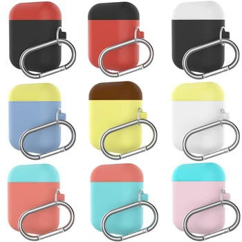Multicolor Earphone Cover For Airpods Case for Airpods Silicone Case Ultra-thin Cover for Air Pods Shockproof Cases With Hook
Multicolor Earphone Cover For Airpods Case for Airpods Silicone Case Ultra-thin Cover for Air Pods Shockproof Cases With Hook