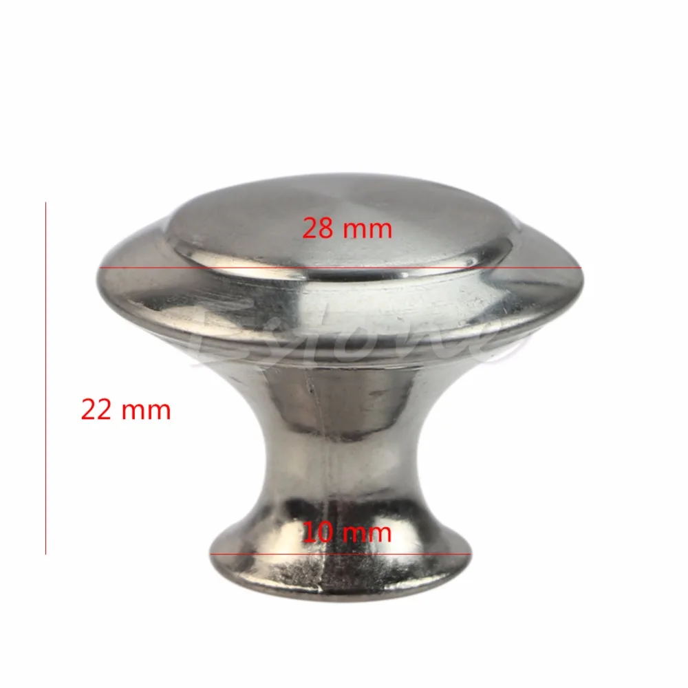 1pc Silver Stainless Steel Closet Cabinet Door Round Knob Drawer Pull Handle Tool Kitchen Tool
1pc Silver Stainless Steel Closet Cabinet Door Round Knob Drawer Pull Handle Tool Kitchen Tool