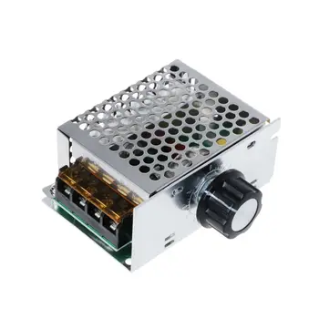 AC 220V 4000W High Power SCR Speed Controller Electronic Voltage Regulator Governor
AC 220V 4000W High Power SCR Speed Controller Electronic Voltage Regulator Governor