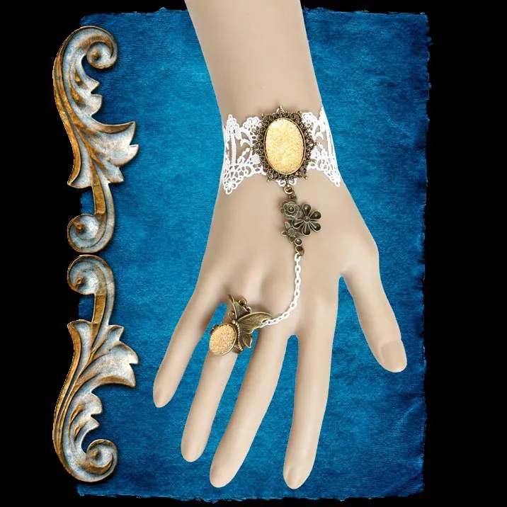 Fashion Bohemia White Lace Charm Bracelet Bangle for Women Party Jewelry Accessories Hand Craft Bracelets Ring Set 2015 WS-243
Fashion Bohemia White Lace Charm Bracelet Bangle for Women Party Jewelry Accessories Hand Craft Bracelets Ring Set 2015 WS-243