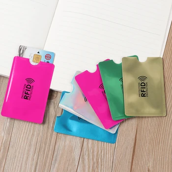 10Pcs Anti RFID Colorful Blocking Reader Lock Card Holder ID Credit Card Case Protection Metal Aluminium foil Card Accessories
10Pcs Anti RFID Colorful Blocking Reader Lock Card Holder ID Credit Card Case Protection Metal Aluminium foil Card Accessories
