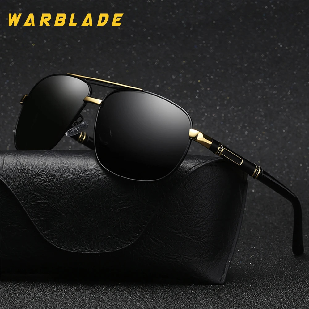 

WarBLade Aluminum Magnesium Brand Polarized Sunglasses Men New Design Fishing Driving Sun Glasses Eyewear Oculos Gafas De So