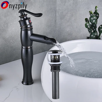 Oil Rubbed Bronze Bathroom Waterfall Basin Faucet Vanity Sink Mixer Tap Drainer
Oil Rubbed Bronze Bathroom Waterfall Basin Faucet Vanity Sink Mixer Tap Drainer