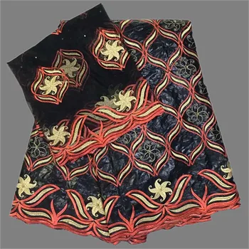 Graceful embroidery African cotton bazin riche fabric matching 2yards tulle net lace cloth CBN44(5y+2y)
Graceful embroidery African cotton bazin riche fabric matching 2yards tulle net lace cloth CBN44(5y+2y)