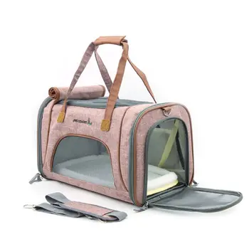 Good Quality Nylon Material Soft Sided Pet Carrier Floded Mesh Dog Cat Tote Handbag Shoulder Crossbody Bag
Good Quality Nylon Material Soft Sided Pet Carrier Floded Mesh Dog Cat Tote Handbag Shoulder Crossbody Bag