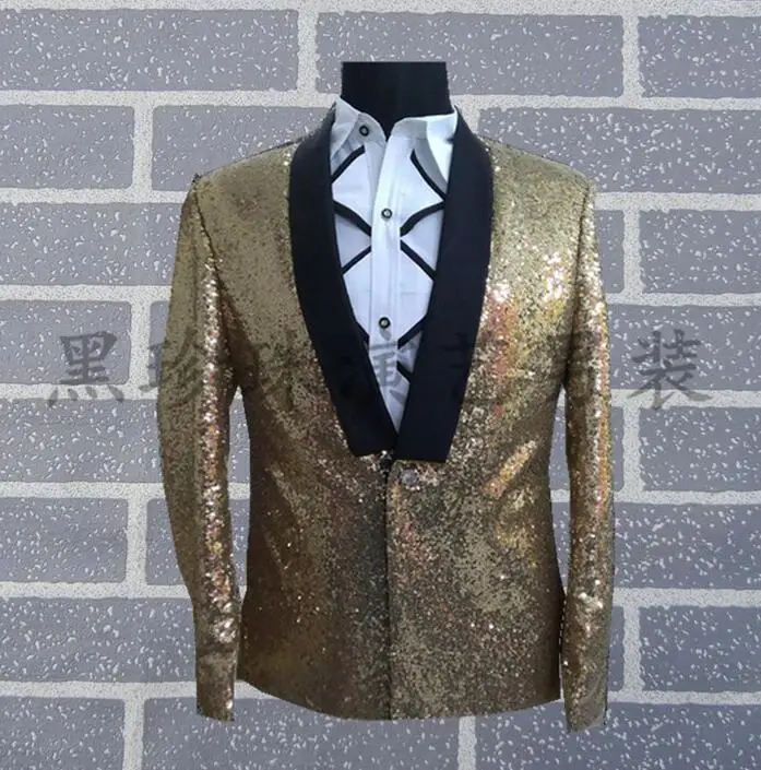 Men Suits Designs Masculino Homme Terno Stage Costumes For Singers Men Gold Sequin Blazer Dance Clothes Jacket Star Style Punk
Men Suits Designs Masculino Homme Terno Stage Costumes For Singers Men Gold Sequin Blazer Dance Clothes Jacket Star Style Punk