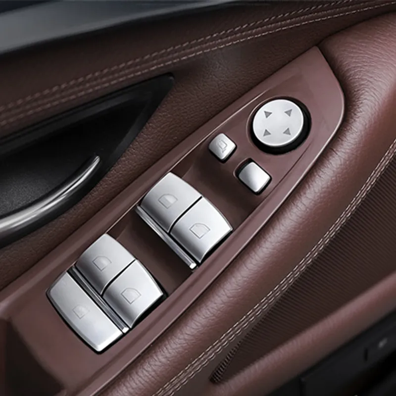 Chrome Window Glass Lift Button Cover Trim Sequin Door Armrest Decorative Sticker For BMW 5 series GT f10 f07 Auto Accessories
Chrome Window Glass Lift Button Cover Trim Sequin Door Armrest Decorative Sticker For BMW 5 series GT f10 f07 Auto Accessories