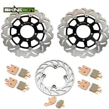 BIKINGBOY Ninja ZX10R ZX-10R 04 05 06 ZX-6RR ZX6RR ZX6R 636 2005 2006 Front Rear Brake Discs Rotors Disks + Pads Motorcycle
BIKINGBOY Ninja ZX10R ZX-10R 04 05 06 ZX-6RR ZX6RR ZX6R 636 2005 2006 Front Rear Brake Discs Rotors Disks + Pads Motorcycle