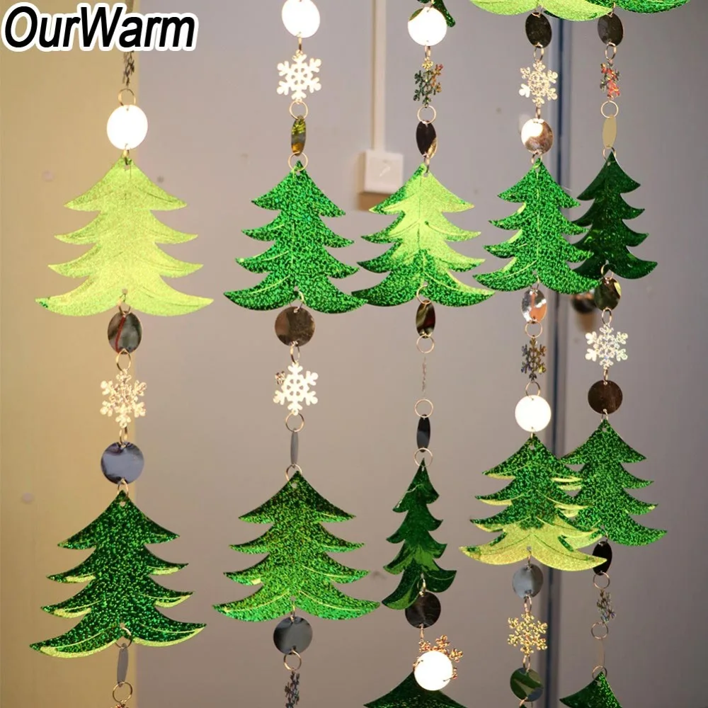 OurWarm pack of 5pcs PVC Sequin Curtains Christmas Tree Snowflake Hanging Ornaments DIY Wedding Festival Party Supplies
OurWarm pack of 5pcs PVC Sequin Curtains Christmas Tree Snowflake Hanging Ornaments DIY Wedding Festival Party Supplies