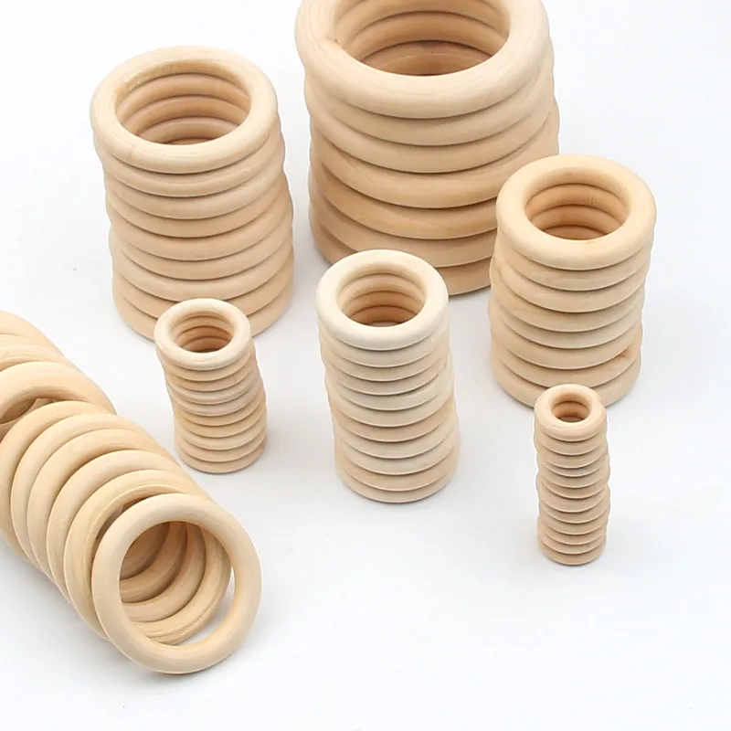 12-100MM DIY Wooden Beads Connectors Circles Rings Unfinished Natural Wood Lead-Free Baby teething Rings cuentas de madera
12-100MM DIY Wooden Beads Connectors Circles Rings Unfinished Natural Wood Lead-Free Baby teething Rings cuentas de madera