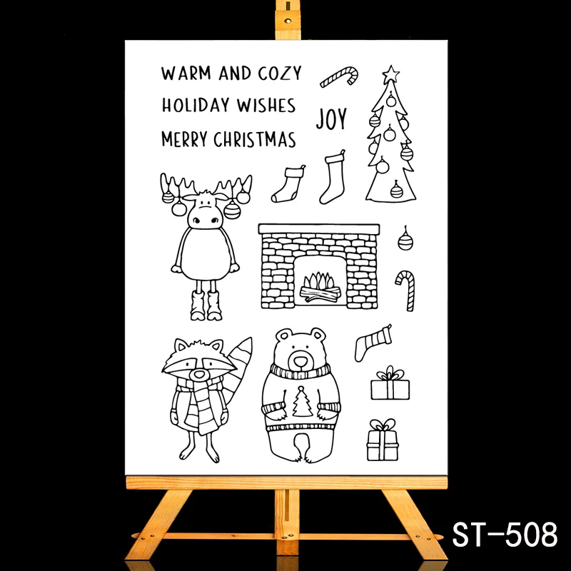 ZhuoAng Cute bear and elk Transparent and Clear Stamp DIY Scrapbooking Album Card Making DIY Decoration Making
ZhuoAng Cute bear and elk Transparent and Clear Stamp DIY Scrapbooking Album Card Making DIY Decoration Making