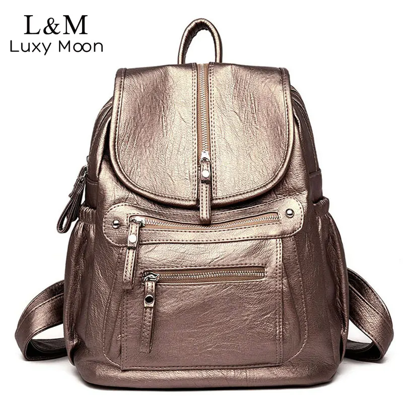 Ladies Leather Backpack Fashion Women Travel Backpacks Luxury Sac A Dos School Backpacks for Girls Black Large Mochilas XA281H
Ladies Leather Backpack Fashion Women Travel Backpacks Luxury Sac A Dos School Backpacks for Girls Black Large Mochilas XA281H