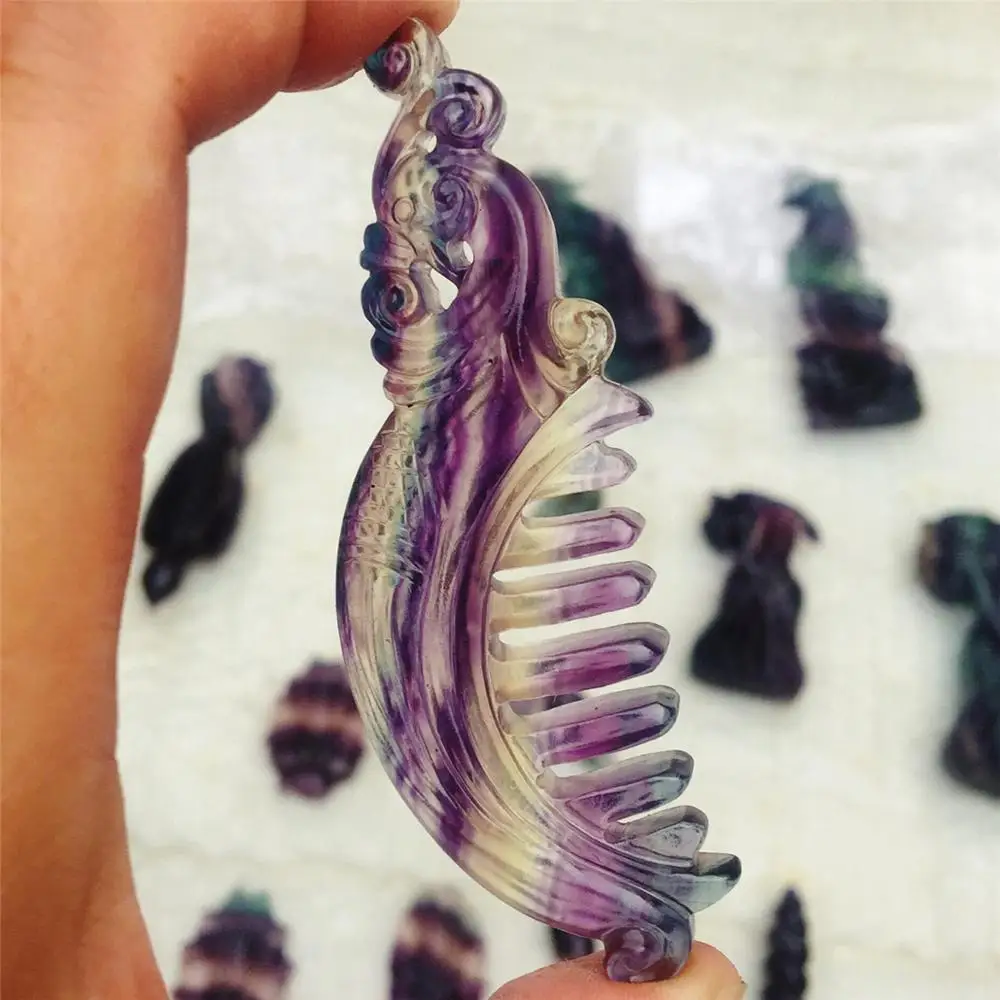 1pcs AAAA Natural crystal gem colored fluorite carved comb crystal unicorn statue decorated cartoon animation
1pcs AAAA Natural crystal gem colored fluorite carved comb crystal unicorn statue decorated cartoon animation