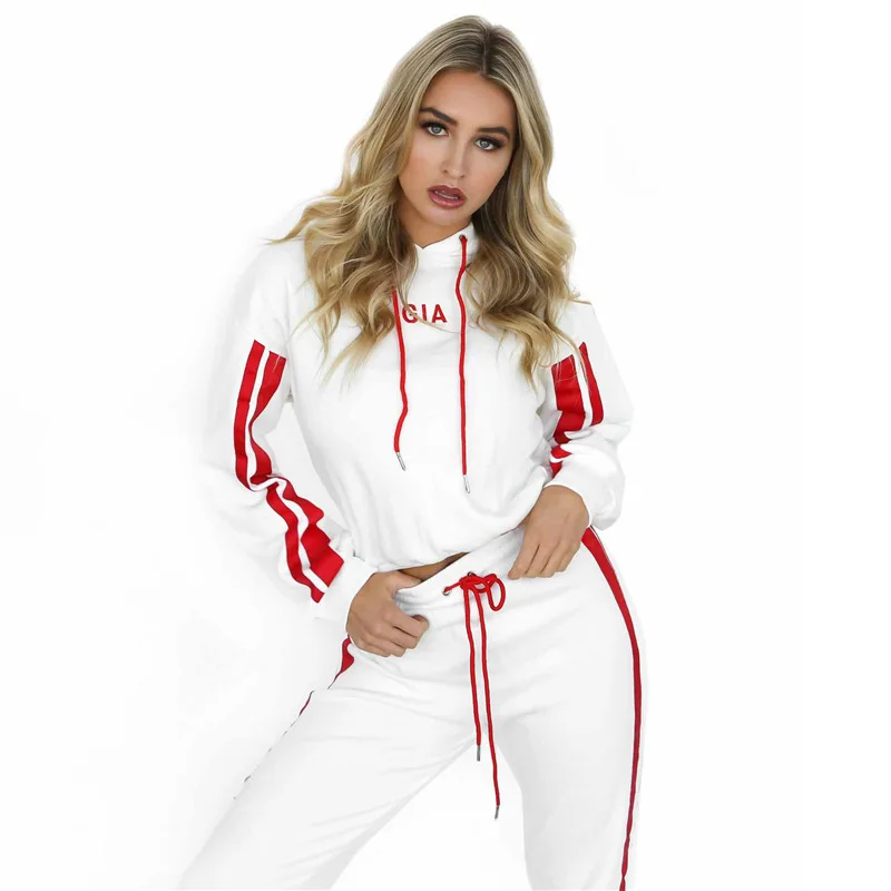 Zogaa Patchwork Pullover Drawstring Sexy Two Piece Set Side Striped Top and Pants Elastic Tracksuit Female Outfit Sexy Club Wear
Zogaa Patchwork Pullover Drawstring Sexy Two Piece Set Side Striped Top and Pants Elastic Tracksuit Female Outfit Sexy Club Wear