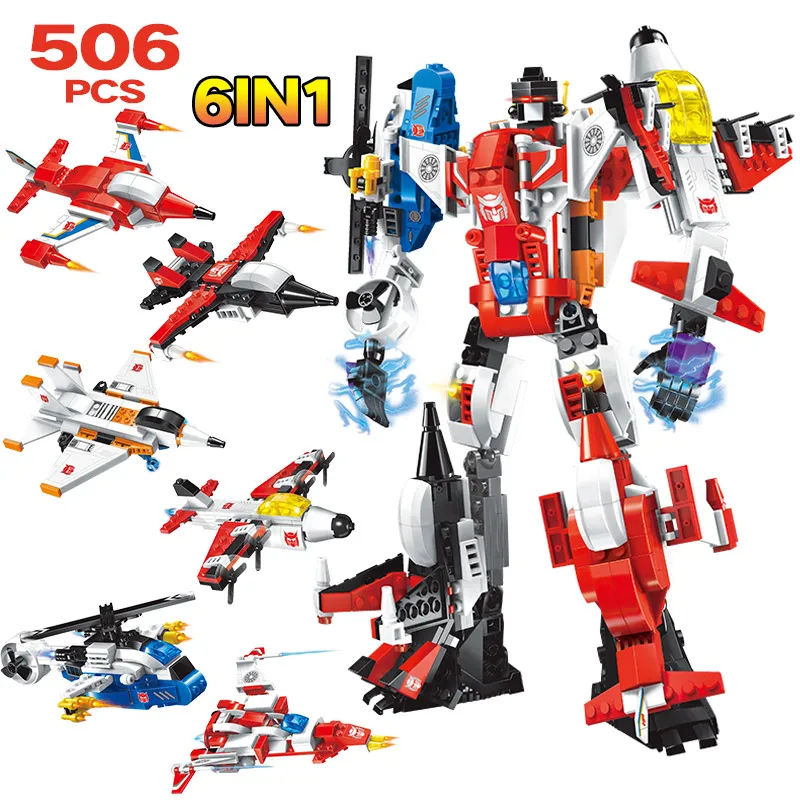 2019 New 506pcs 1405 6In1 Transform Helicopter Aircraft Plane Building Block 6Pcs DIY Bricks Educational Toys For Children Drop
2019 New 506pcs 1405 6In1 Transform Helicopter Aircraft Plane Building Block 6Pcs DIY Bricks Educational Toys For Children Drop
