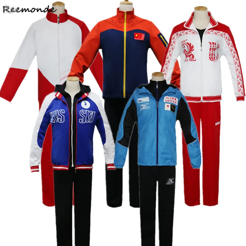 Anime YURI!!! On ICE Yuri Plisetsky Cosplay Costumes Katsuki Victor Nikiforov Jacket Hoodie Pants For Women Girl Boys Sport Suit
Anime YURI!!! On ICE Yuri Plisetsky Cosplay Costumes Katsuki Victor Nikiforov Jacket Hoodie Pants For Women Girl Boys Sport Suit