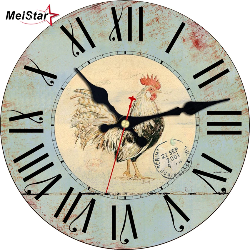 MEISTAR 2018 Vintage Cock Design Wall Clocks For Balcony Living Room Home Decorative Animal Watches Large Retro Art Clocks
MEISTAR 2018 Vintage Cock Design Wall Clocks For Balcony Living Room Home Decorative Animal Watches Large Retro Art Clocks