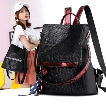 Large Nylon Backpack Women Large-capacity Sequin Backpack Outdoor Traveling Sports Bag Best Sale-WT
Large Nylon Backpack Women Large-capacity Sequin Backpack Outdoor Traveling Sports Bag Best Sale-WT