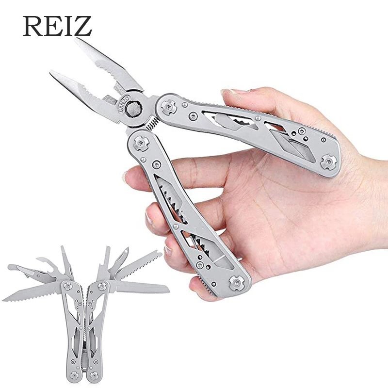 REIZ Portable Outdoor Multitool Mini Folding Pliers Screwdriver Set Stainless Multitool Fold Pocket Folding Knife Pliers
REIZ Portable Outdoor Multitool Mini Folding Pliers Screwdriver Set Stainless Multitool Fold Pocket Folding Knife Pliers