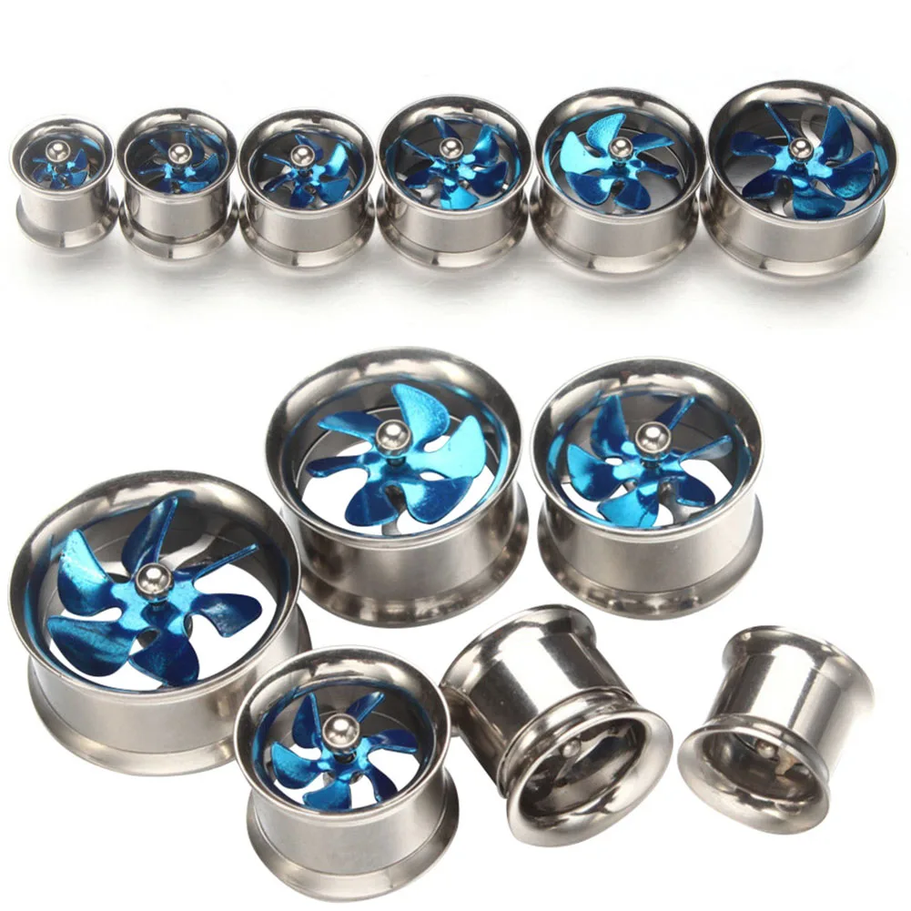 1Pc Screw Propeller Ear Tunnel Stainless Steel Plugs Windmill ear Gauge Flesh Piercing Punk Jewelry Ear Reamer Expander
1Pc Screw Propeller Ear Tunnel Stainless Steel Plugs Windmill ear Gauge Flesh Piercing Punk Jewelry Ear Reamer Expander