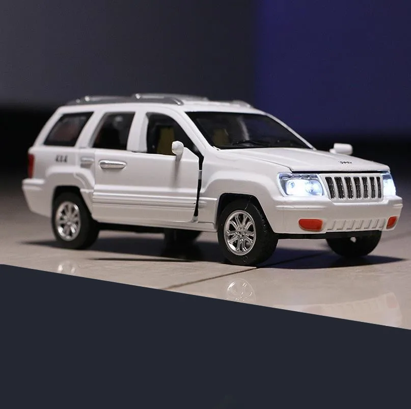 Alloy off-road vehicle 6 open doors 1:32 alloy pull back SUV car toy diecast metal model sound&light free shipping | Игрушки и хобби