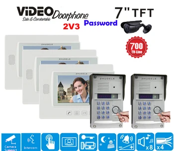 ZHUDELE International 7" LCD Monitor Speakerphone Intercom Color Video Door Phone Doorbell Access Control System IR Doorphone
ZHUDELE International 7" LCD Monitor Speakerphone Intercom Color Video Door Phone Doorbell Access Control System IR Doorphone