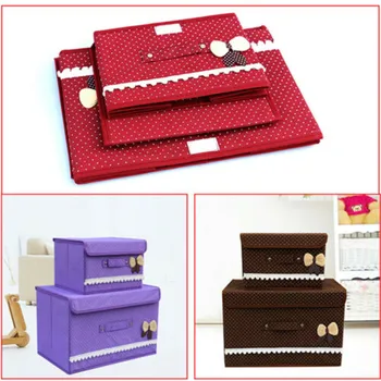 2XUnderwear Clothing Clothes Storage Box Bra Container Foldable Socks Closet Organizer Case Toys storage bins Large With lid box
2XUnderwear Clothing Clothes Storage Box Bra Container Foldable Socks Closet Organizer Case Toys storage bins Large With lid box