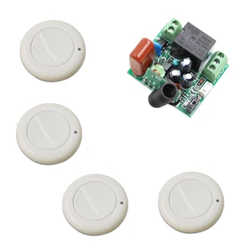 High Quality AC 220V 1 CH RF Wireless Remote Control Switch 1 Receiver+4 Transmitter Safer PCB
High Quality AC 220V 1 CH RF Wireless Remote Control Switch 1 Receiver+4 Transmitter Safer PCB