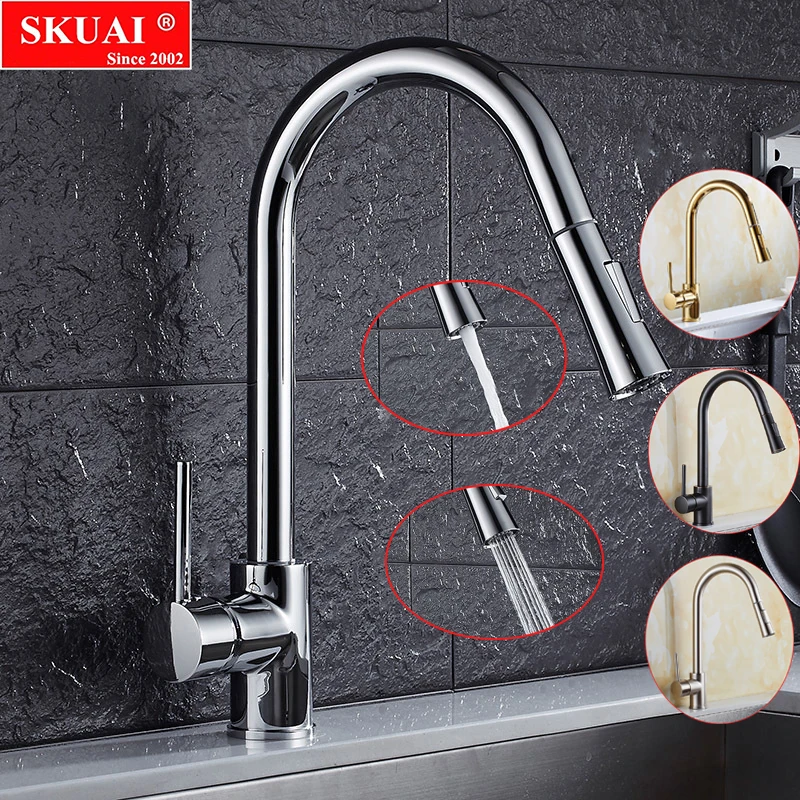 Kitchen Faucet Pull Out Faucet Black/Gold/Chrome/nickel/ Sink Mixer Tap 360 degree rotation kitchen mixer taps Kitchen Water Tap
Kitchen Faucet Pull Out Faucet Black/Gold/Chrome/nickel/ Sink Mixer Tap 360 degree rotation kitchen mixer taps Kitchen Water Tap
