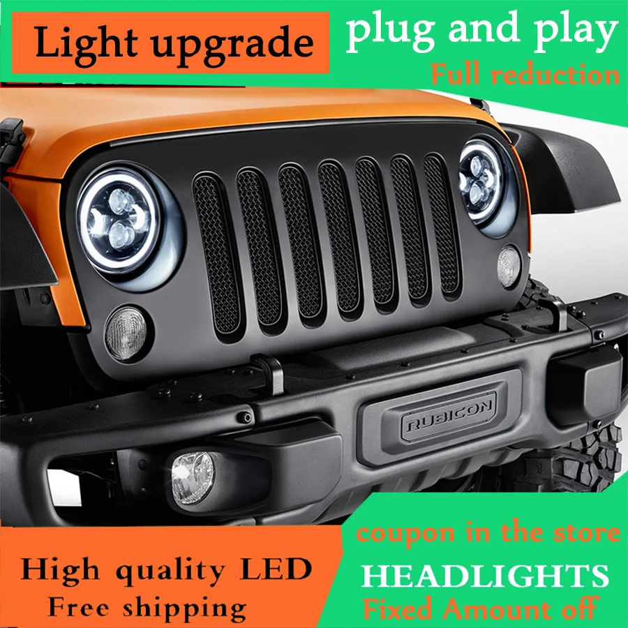 D-YL Car Styling case for Jeep Wrangler Headlights 2015-2017 Wrangler Headlights LED Headlight DRL Lens Double Beam HID
D-YL Car Styling case for Jeep Wrangler Headlights 2015-2017 Wrangler Headlights LED Headlight DRL Lens Double Beam HID