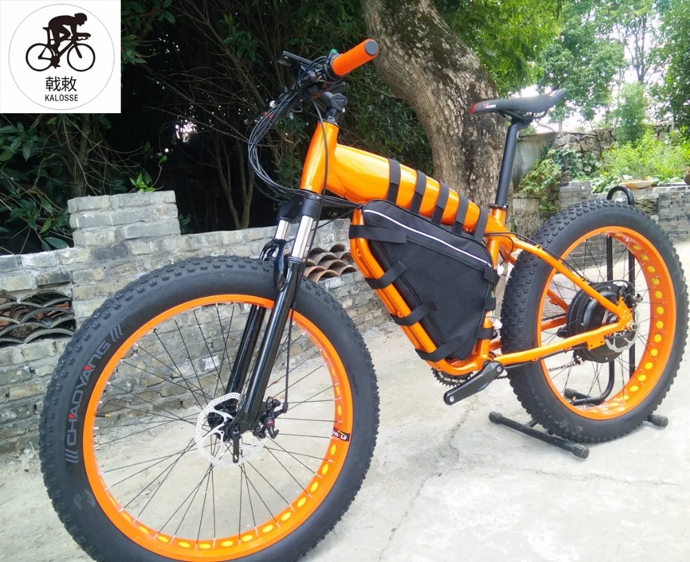 Kalosse electrical snow bike 60V 1500W E-bike Hydraulic brakes 27speed M370 alloy 26*4.0 tires electric fat bike
Kalosse electrical snow bike 60V 1500W E-bike Hydraulic brakes 27speed M370 alloy 26*4.0 tires electric fat bike