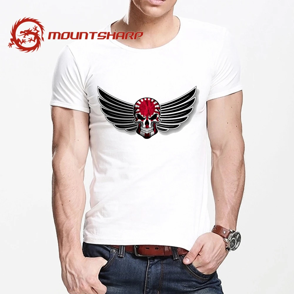 Summer T Shirt Men Harajuku SKULL With Wings Japanese Flag Funny Print Tee Tops Short Sleeve male T Shirt Casual male Clothes "
Summer T Shirt Men Harajuku SKULL With Wings Japanese Flag Funny Print Tee Tops Short Sleeve male T Shirt Casual male Clothes "