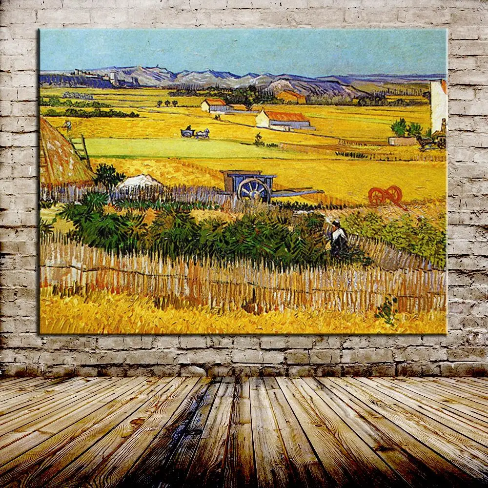 Handmade The Harvest (Wheatfields) Reproduction Vincent Van Gogh Oil Painting On Canvas For Home Decor World Famous Paintings
Handmade The Harvest (Wheatfields) Reproduction Vincent Van Gogh Oil Painting On Canvas For Home Decor World Famous Paintings