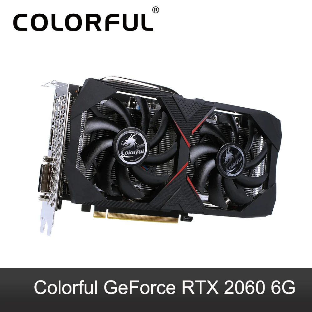 Colorful GeForce RTX 2060 6G Video Card GPU GDDR6 TU106 1608MHZ Nvidia Graphic Card 8Pin PCI-E 3.0 HDMI DVI Port For Gaming PC
Colorful GeForce RTX 2060 6G Video Card GPU GDDR6 TU106 1608MHZ Nvidia Graphic Card 8Pin PCI-E 3.0 HDMI DVI Port For Gaming PC