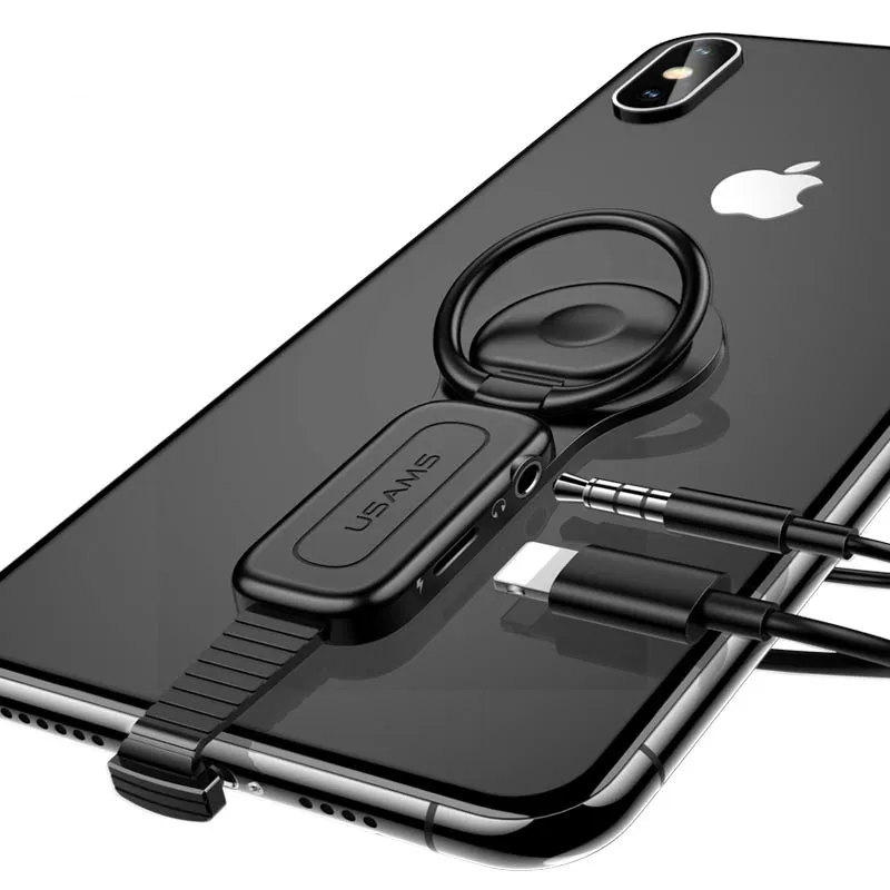 3 In 1 Lightning To 3.5mm Jack Adapter for IPhone XS 8 7 Adapter OTG Audio Adapter Ring Phone Holder for IPhone Charger Mini OTG
3 In 1 Lightning To 3.5mm Jack Adapter for IPhone XS 8 7 Adapter OTG Audio Adapter Ring Phone Holder for IPhone Charger Mini OTG