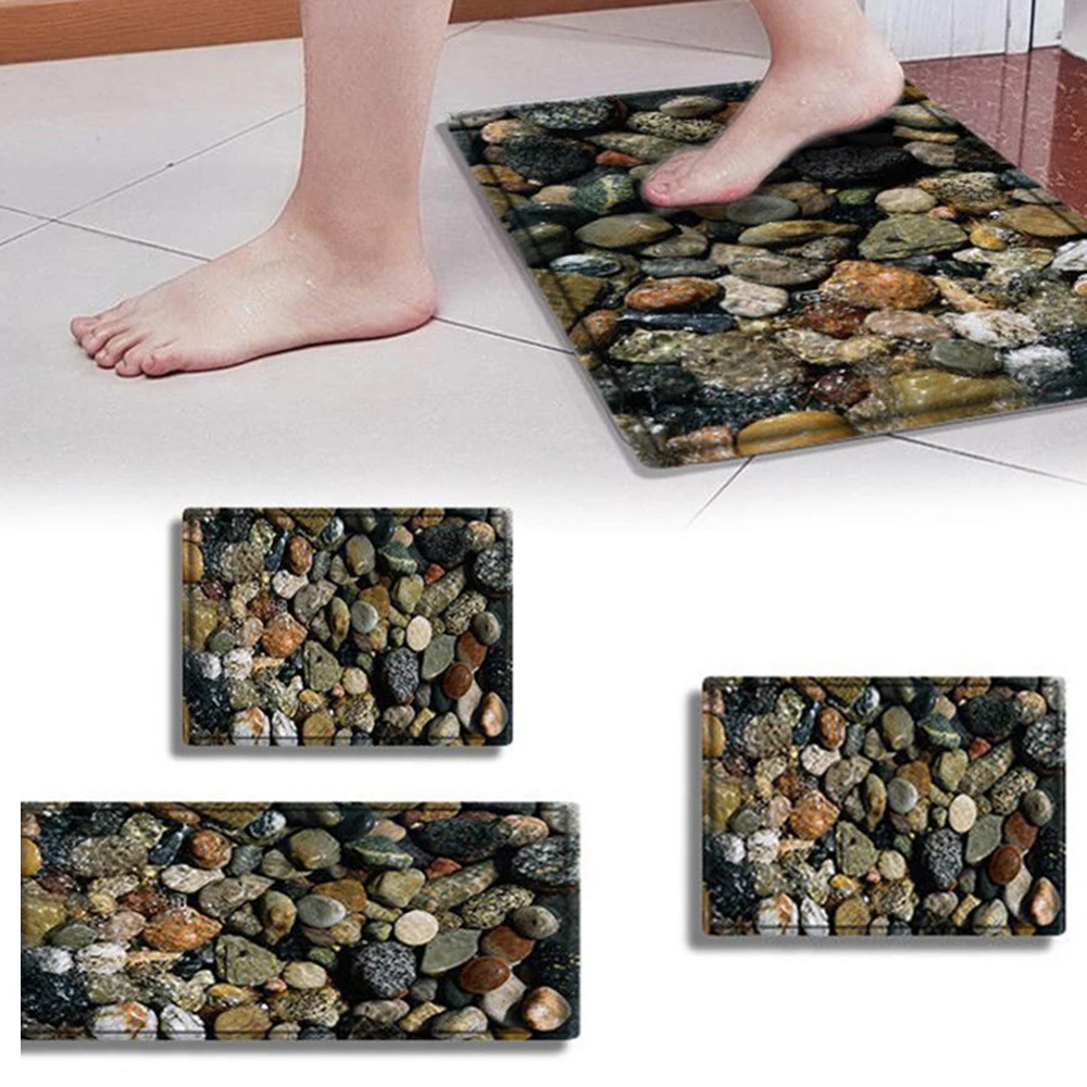 Creative 3D Cobble Stone Welcome Doormats Non-Slip Carpet Bathroom Bath Mat Kitchen Bedroom Area Rugs Floor Mats
Creative 3D Cobble Stone Welcome Doormats Non-Slip Carpet Bathroom Bath Mat Kitchen Bedroom Area Rugs Floor Mats