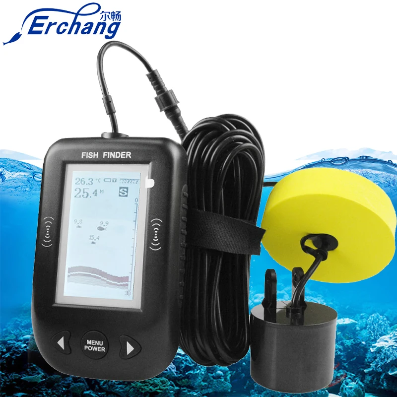 Transducer Portable Fish finder 9M Cable Echo Sounder Alarm 0.6-100m Depth Fishfinder Sensor Sonar For Fishing
Transducer Portable Fish finder 9M Cable Echo Sounder Alarm 0.6-100m Depth Fishfinder Sensor Sonar For Fishing