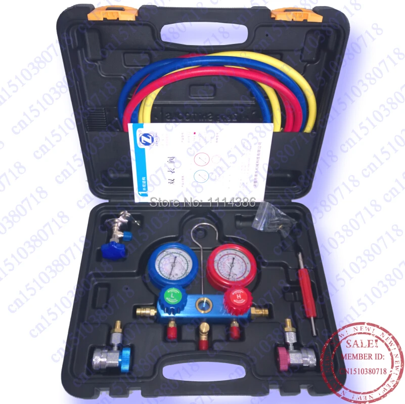 Precision air conditioning refrigerant hydraulic pressure gauge, freon gauges, air conditioning repair tool
Precision air conditioning refrigerant hydraulic pressure gauge, freon gauges, air conditioning repair tool