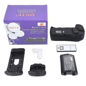 DSTE MB-D10H Battery Grip with EN-EL4A Battery for Nikon D300 D300S D700 D900 DSLR Camera
DSTE MB-D10H Battery Grip with EN-EL4A Battery for Nikon D300 D300S D700 D900 DSLR Camera
