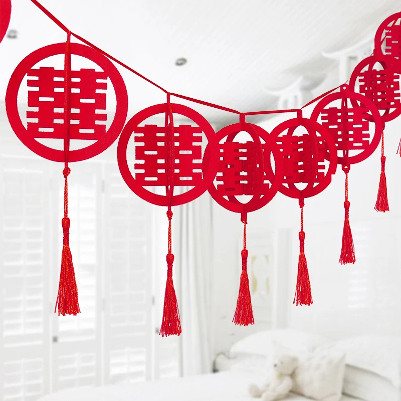 Circular Chinese Cloth Hanging Office Double Happiness Wedding Indoor 3D Outdoor Non-Woven Garland Spare parts
Circular Chinese Cloth Hanging Office Double Happiness Wedding Indoor 3D Outdoor Non-Woven Garland Spare parts