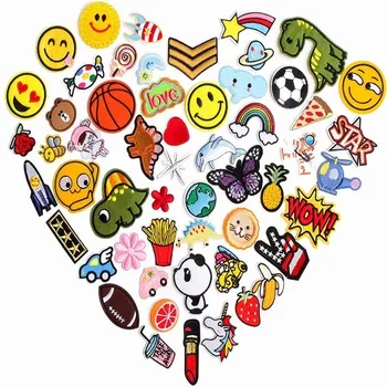 55pcs/lot Random Fashion Cartoon Patches For Women Lovely Girls Kids Iron On Patch For Clothing Applique Sticker DIY Accessory
55pcs/lot Random Fashion Cartoon Patches For Women Lovely Girls Kids Iron On Patch For Clothing Applique Sticker DIY Accessory