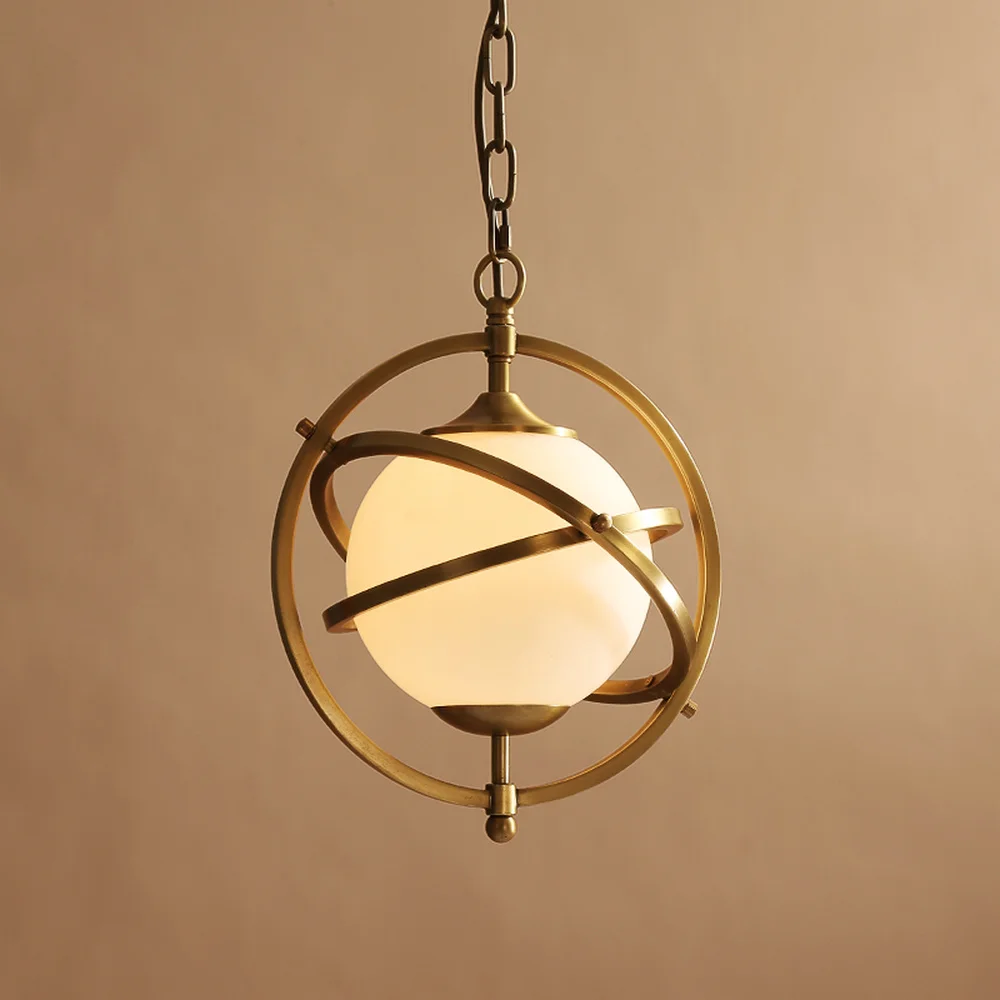 American all-copper small chandelier bedroom bedside bar creative single head restaurant light simple corridor study LU8141740
American all-copper small chandelier bedroom bedside bar creative single head restaurant light simple corridor study LU8141740