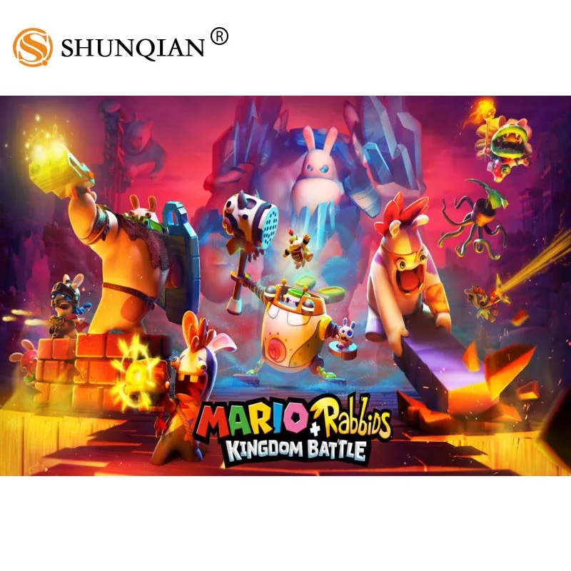 Custom Posters Mario+Rabbids Kingdom Battle Art Home Room Interior Silk Poster Mural Poster Decoration More size
Custom Posters Mario+Rabbids Kingdom Battle Art Home Room Interior Silk Poster Mural Poster Decoration More size